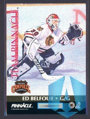 1992-93 Team Pinnacle Mike Richter & Ed Belfour #1 of 6 RED